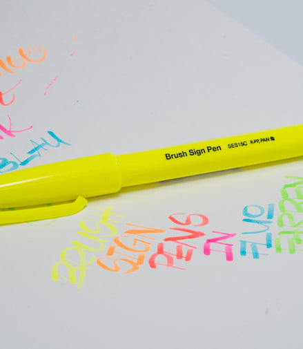 Brush Sign Pen - Pentel new colors