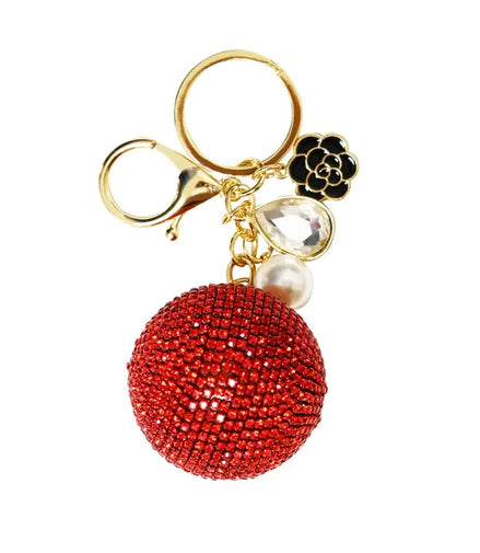 Portachiavi pallina strass