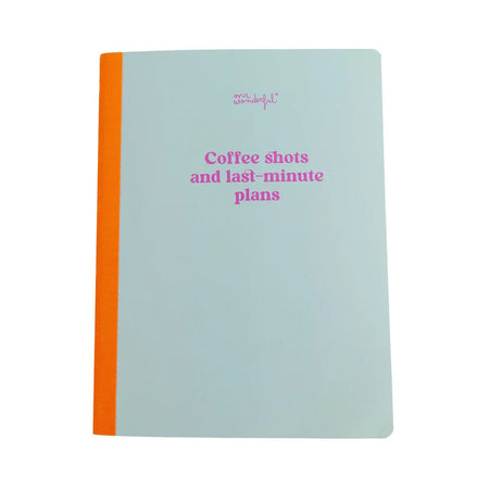 Quaderno A5 Coffee shots - Mr Wonderful