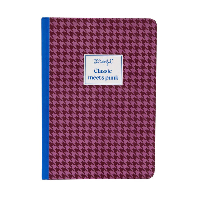 Quaderno A5 con motivo a quadri - Mr Wonderful