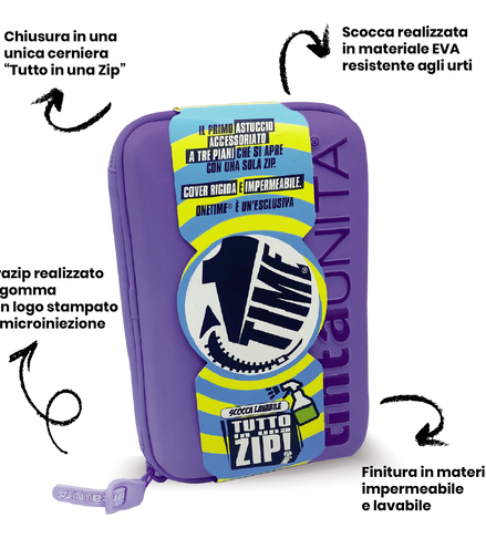 Astuccio One Time colori fruit - Tinta Unita