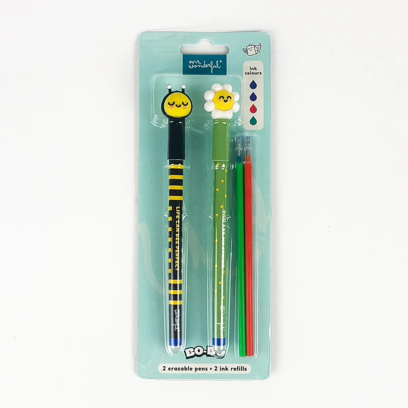 Set di 2 penne cancellabili - Mr Wonderful