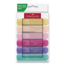 Set 6 evidenziatori pastello - Faber-Castell