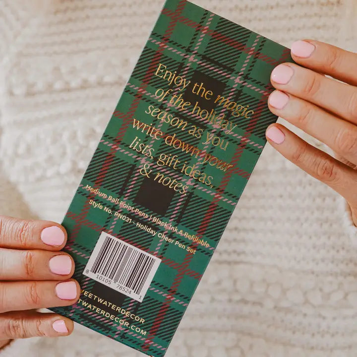 Confezione regalo tre penne Natalizie