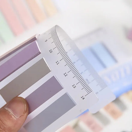 Sticky notes con righello