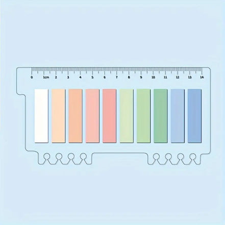 Sticky notes con righello