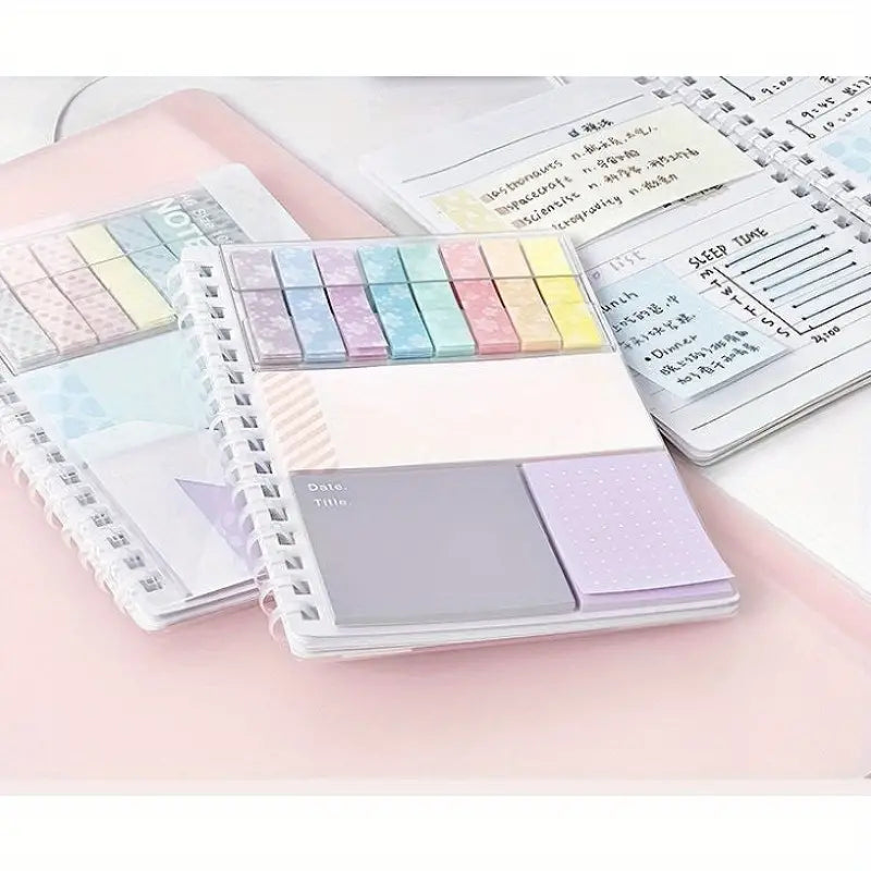 Taccuino A6 con sticky notes