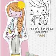 Bambola da colorare - Chloè