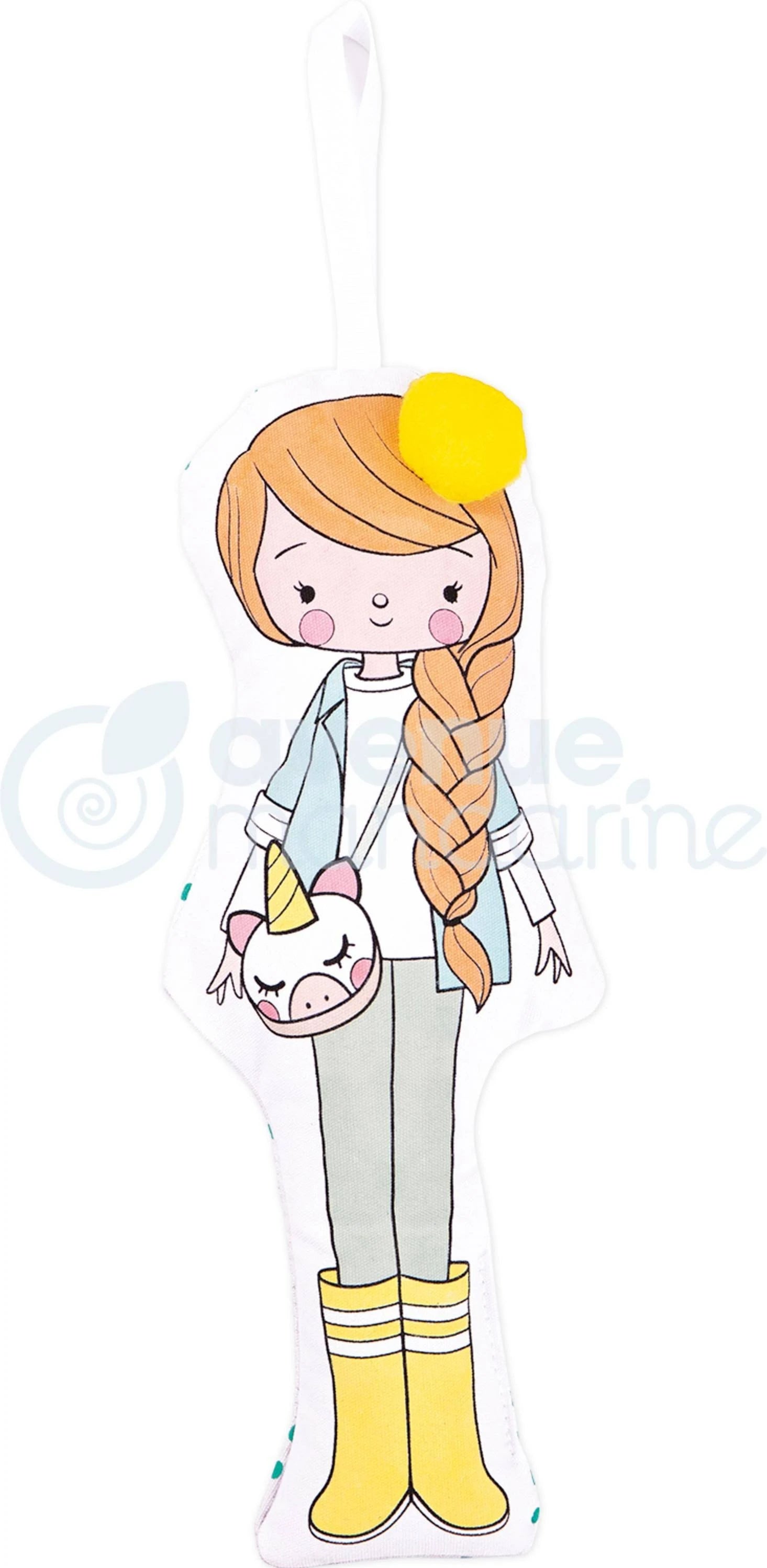 Bambola da colorare - Chloè