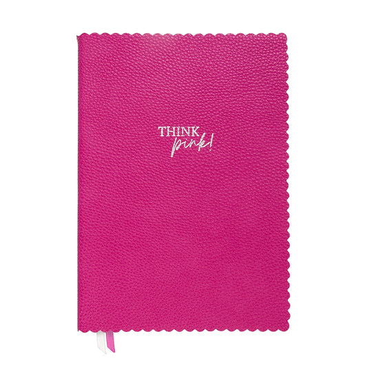 Taccuino A5 in pelle vegana Think Pink Artebene