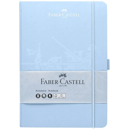 Taccuino - Notebook A5 sky blue a quadretti Faber-Castell