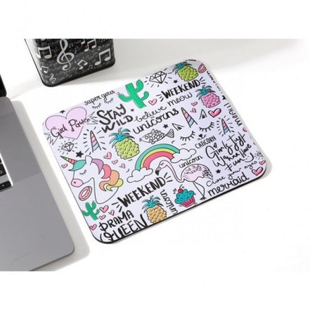 Mouse pad fantasia unicorno