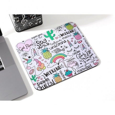 Mouse pad fantasia unicorno