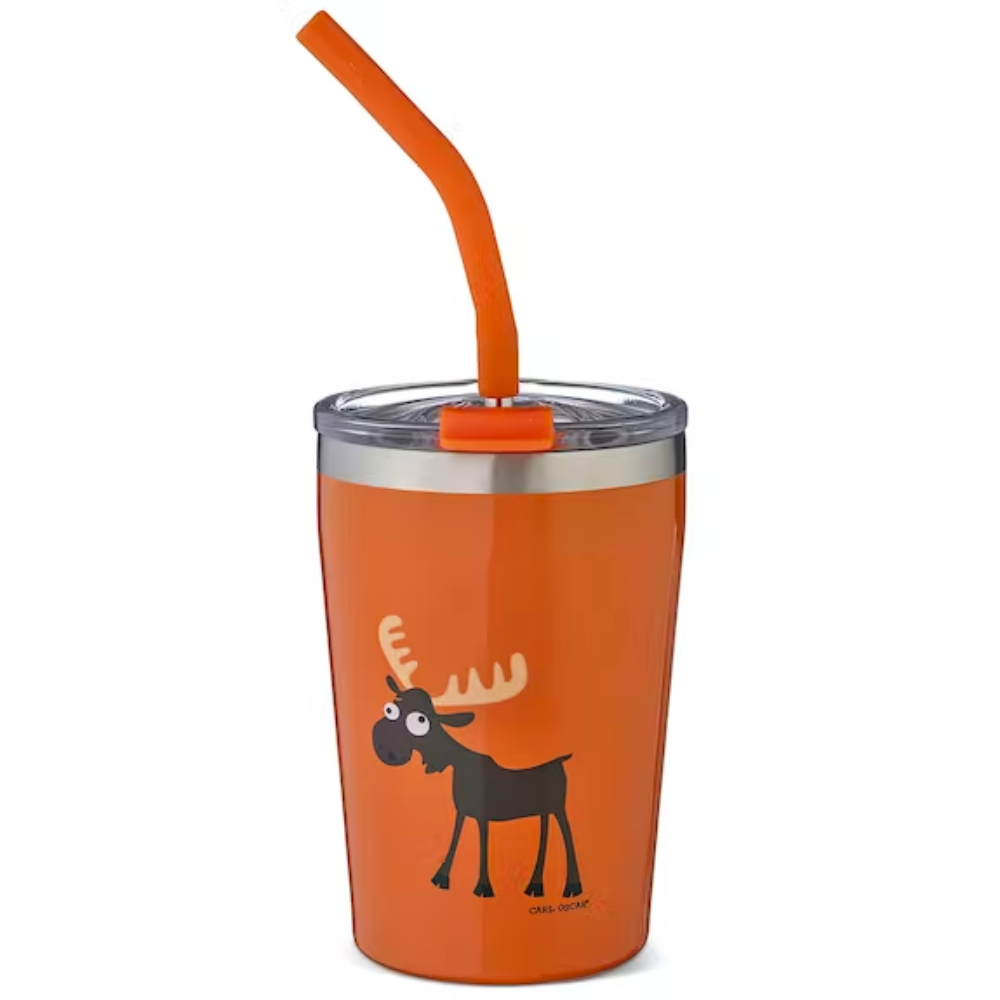 Bicchiere termico con cannuccia per bambini Carl Oscar