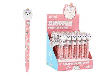 Penna cancellabile 3D Unicorno - Itotal