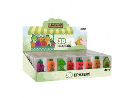 Gomma 3D Frutta e Verdura Itotal