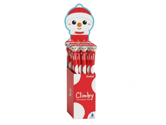 Penna Cancellabile Climby Pupazzo di Neve - Itotal