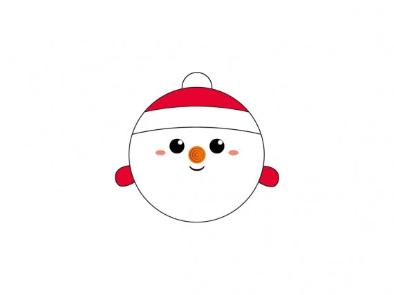 Cuscino Squishy Snowman - Itotal