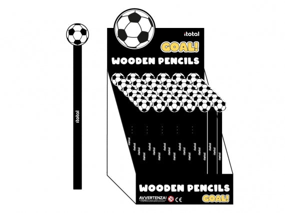 Matite con topper 3D Football - Itotal